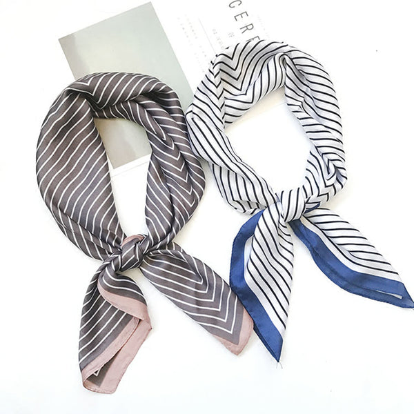 Silk scarf women 70*70 New fashion scarves small squares Head scarf women shawl Bag decorative scarves
