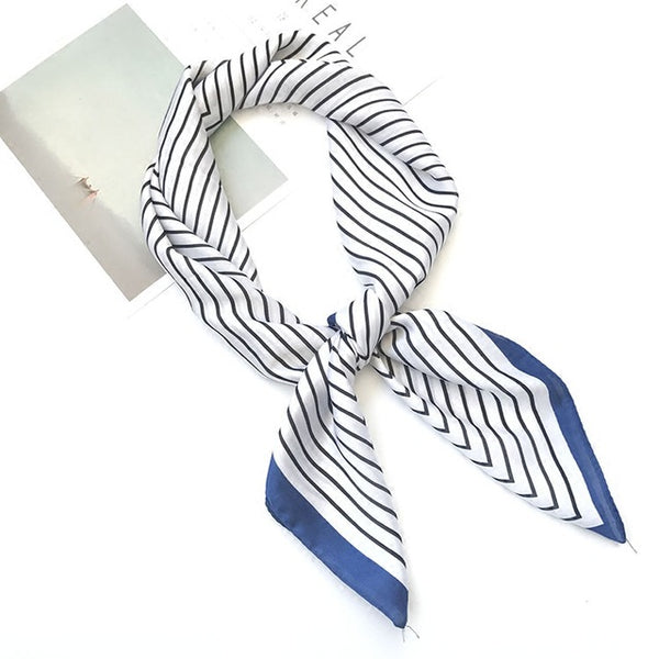 Silk scarf women 70*70 New fashion scarves small squares Head scarf women shawl Bag decorative scarves