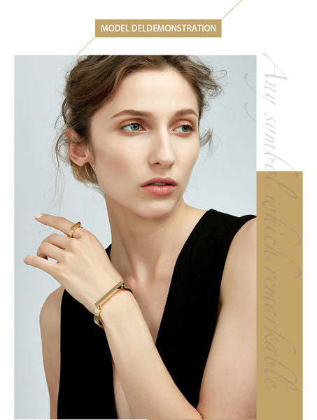Enfashion Personalized Engraved Name Rings Gold color Midi Ring Flar Bar Knuckle Rings For Women Jewelry Bagues Anillos