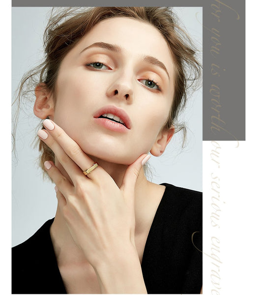 Enfashion Personalized Engraved Name Rings Gold color Midi Ring Flar Bar Knuckle Rings For Women Jewelry Bagues Anillos