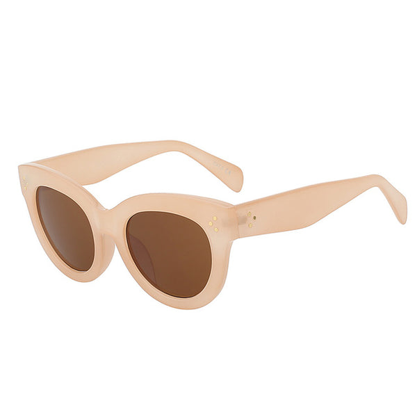 New 2018 Female Audrey Fashion Retro Glasses Rivets Vintage Women Sunglasses Cateye Designer Eyeglasses Girl  feminino