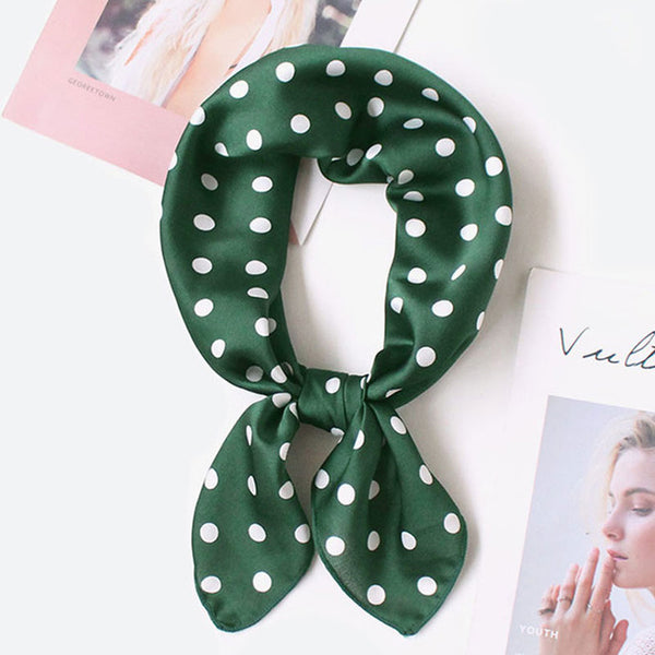 Silk scarf women 70*70 New fashion scarves small squares Head scarf women shawl Bag decorative scarves