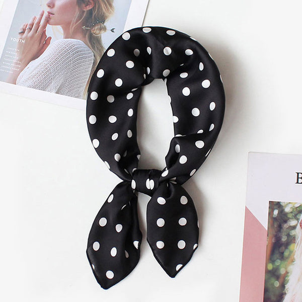 Silk scarf women 70*70 New fashion scarves small squares Head scarf women shawl Bag decorative scarves