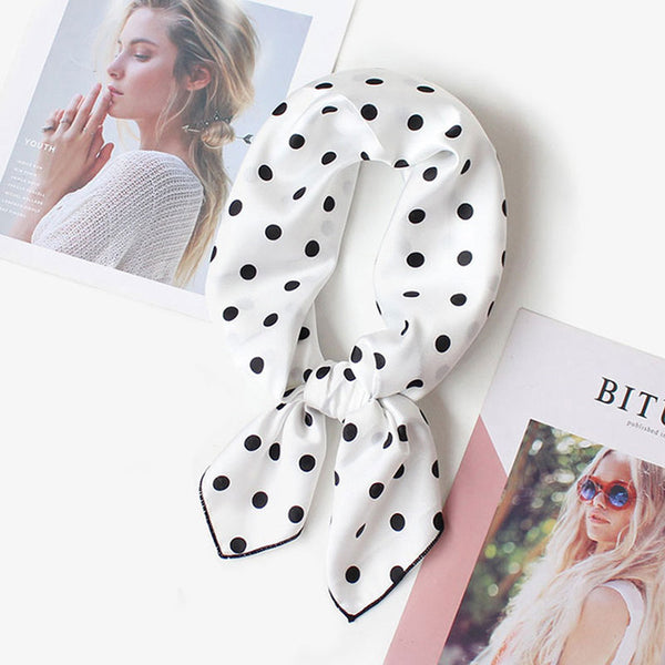 Silk scarf women 70*70 New fashion scarves small squares Head scarf women shawl Bag decorative scarves