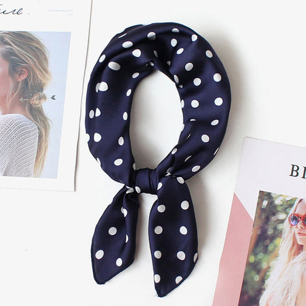 Silk scarf women 70*70 New fashion scarves small squares Head scarf women shawl Bag decorative scarves