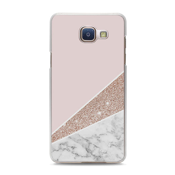 BiNFUL gold fantasy marble style hard clear phone Case cover for Samsung Galaxy A310 A510 A710 A7 A3 2017 A8 A9