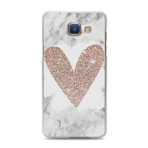 BiNFUL gold fantasy marble style hard clear phone Case cover for Samsung Galaxy A310 A510 A710 A7 A3 2017 A8 A9