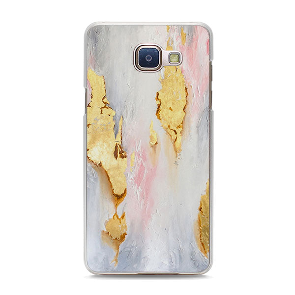 BiNFUL gold fantasy marble style hard clear phone Case cover for Samsung Galaxy A310 A510 A710 A7 A3 2017 A8 A9